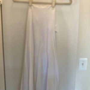 White Susana Monaco Strapless Dress